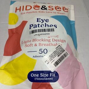 Hide & See Kids Eye Patches – Unicorn World Pack, 50 Count, Hypoallergenic